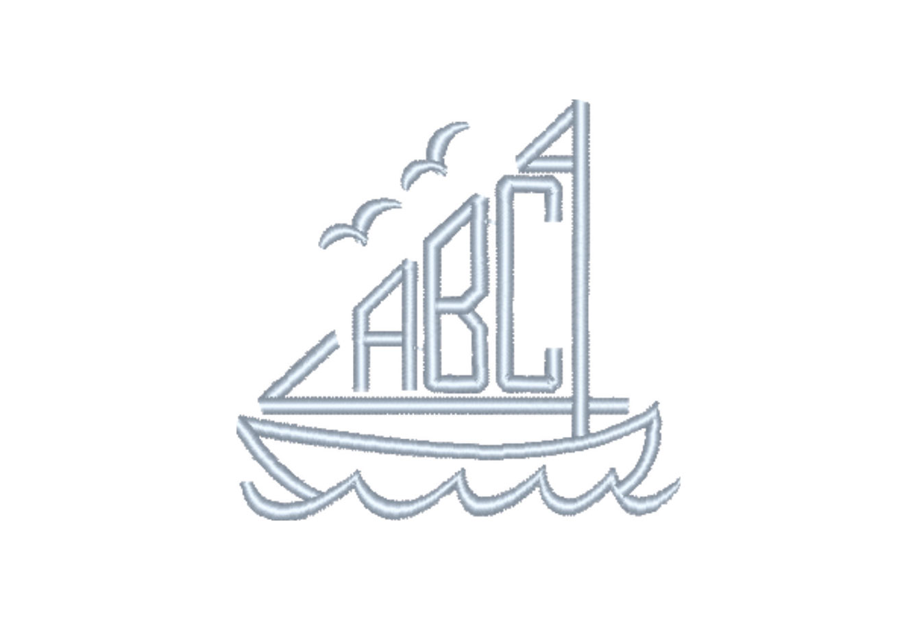 sailboat font